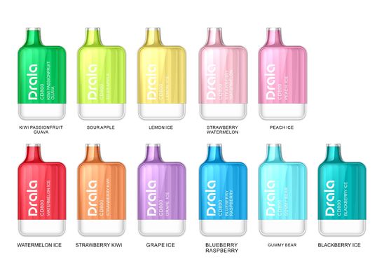 Drala 600 / 800 Puffs Disposable Vape Pens Fruit Flavor E Cigarette Vaporizer Pen