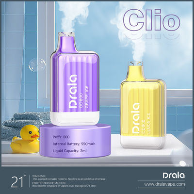 Drala 600 / 800 Puffs Disposable Vape Pens Fruit Flavor E Cigarette Vaporizer Pen