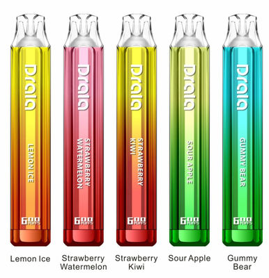 Multi Flavor 600 Puff Disposable Vape 2ml 2% Nicotine Disposable Electronic Cigarettes
