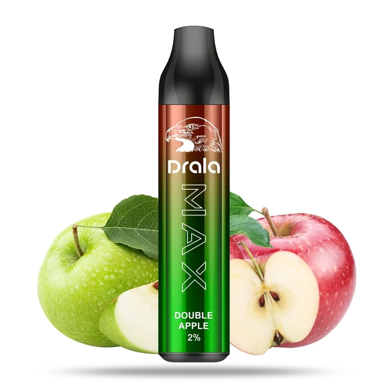 Drala E Cigarette E Liquid Green Apple Vape Pen Disposable Smoke Vaporizer Pen