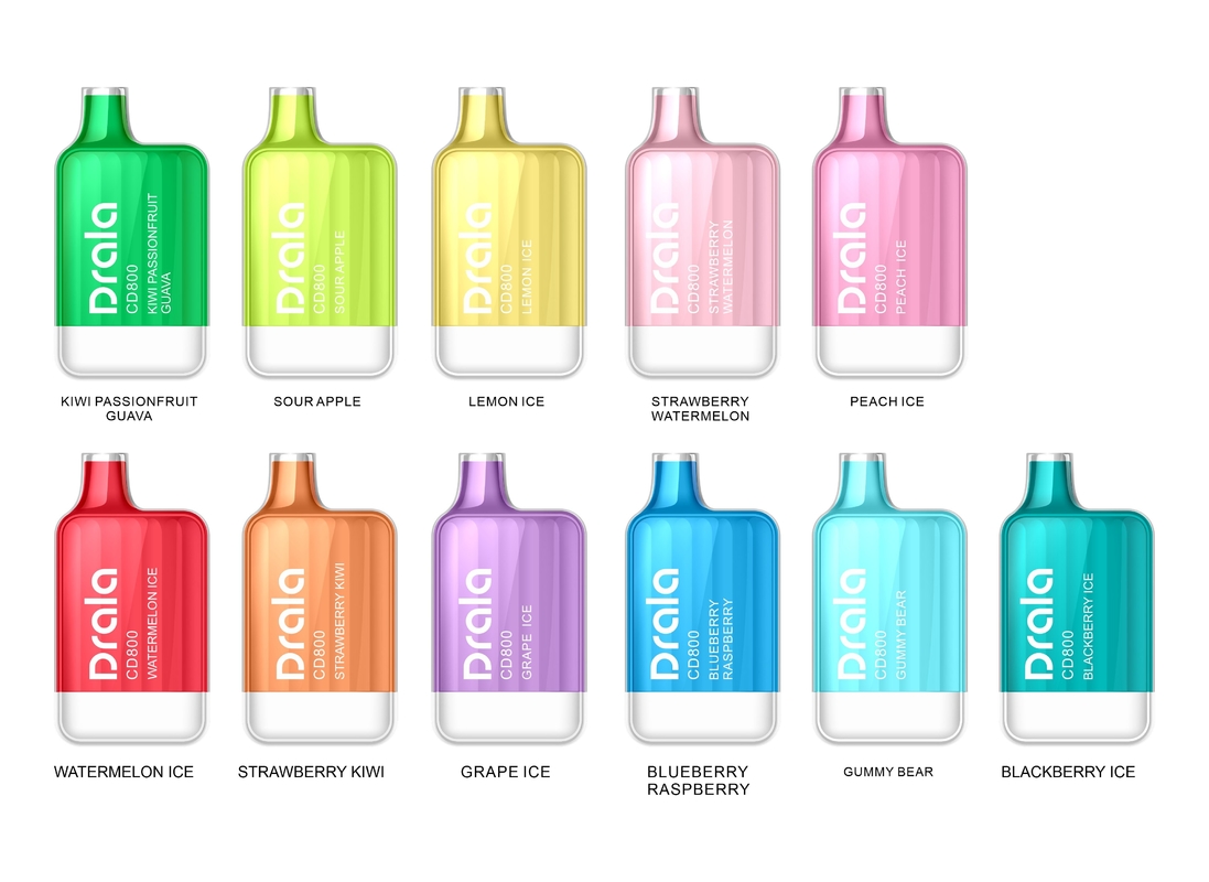 Mesh Coil 800 Puff Disposable Vape 2ml 550 MAh Battery Type C Charging
